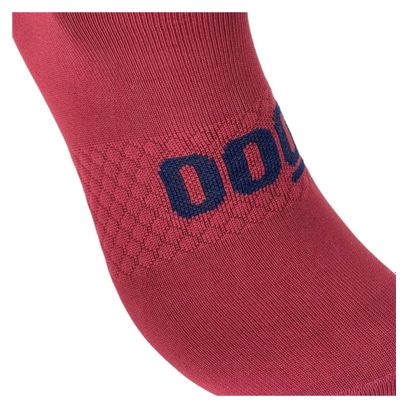 Chaussettes de Cyclisme Hautes Respirantes Brodées Classy Evo II Mooquer Bordeaux