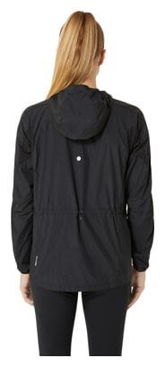 Asics Road Packable Windbreaker Jacket Black Women's