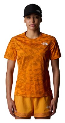 The North Face Sunriser Orange Technisch T-shirt voor dames