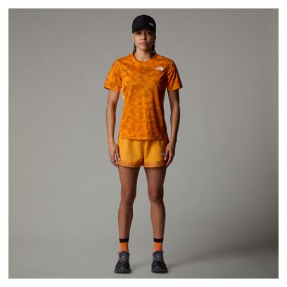 The North Face Sunriser Orange Technisch T-shirt voor dames