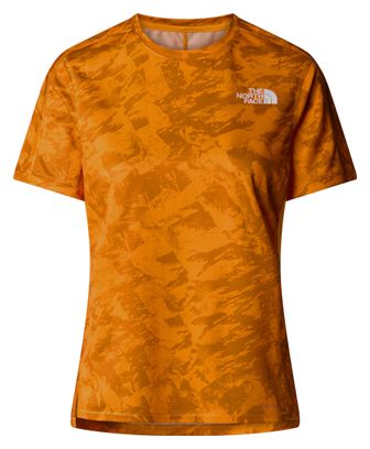 The North Face Sunriser Orange Technisch T-shirt voor dames