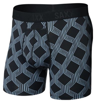 Saxx Smooth Flex Light Compression Boxers, Black/Blue