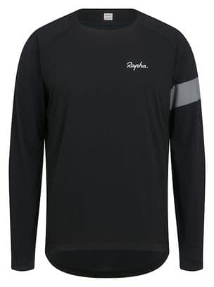 Rapha Trail Windblock Maglia a maniche lunghe da MTB Nero/Grigio