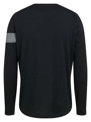 Rapha Trail Windblock Maglia a maniche lunghe da MTB Nero/Grigio