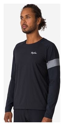 Rapha Trail Windblock long sleeve jersey Black/Grey | Alltricks.com
