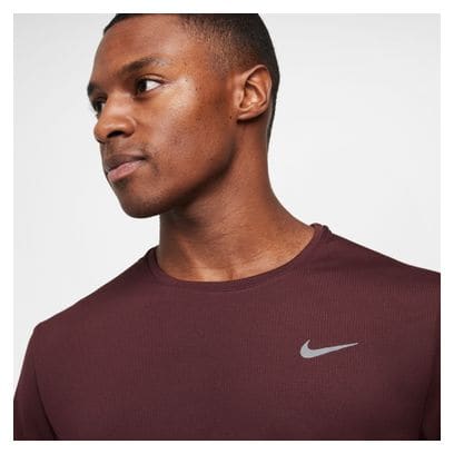 Nike Dri-Fit UV Miler Kurzarm Trikot Rot Herren