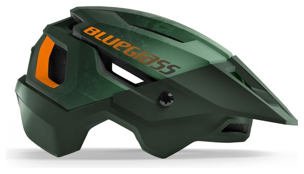 Casco MTB Bluegrass Rogue Verde Arancio Opaco 2021