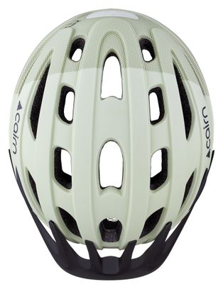 Cairn Fusion Led USB Mat Grijs/Lichtgroen Helm
