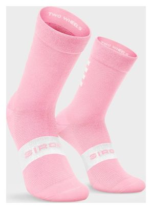 Chaussettes vélo Cyclisme Homme et Femme S1 Pink Agnello Rose Bonbon