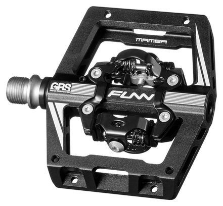 Paire de Pédales Automatiques avec Cages Funn Mamba S Double Side GRS Noir