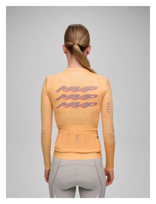 Maillot de manga larga Maap Pulse Pro Air 3.0 naranja para mujer