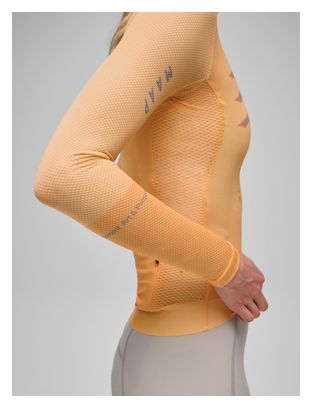 Maillot de manga larga Maap Pulse Pro Air 3.0 naranja para mujer