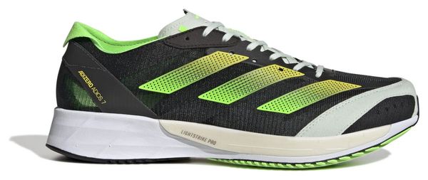 Chaussures Running adidas running adizero Adios 7 Noir Vert Jaune Homme