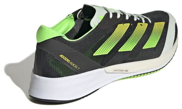 Chaussures Running adidas running adizero Adios 7 Noir Vert Jaune Homme