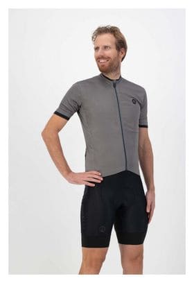 Maillot Manches Courtes Velo Rogelli Essential Homme Graphite