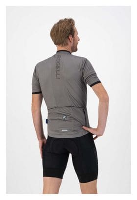 Maillot Manches Courtes Velo Rogelli Essential Homme Graphite