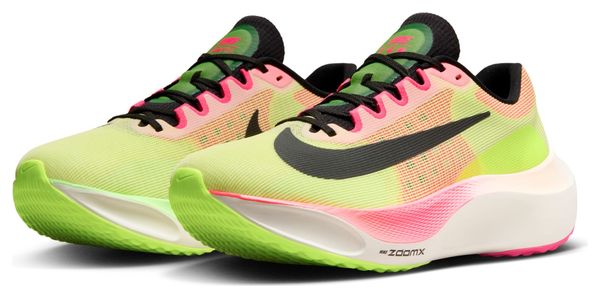 Zapatilla de Running Nike Zoom Fly 5 Hakone - Rosa Amarilla