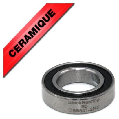 Roulement céramique - BLACKBEARING - 6801-2rs