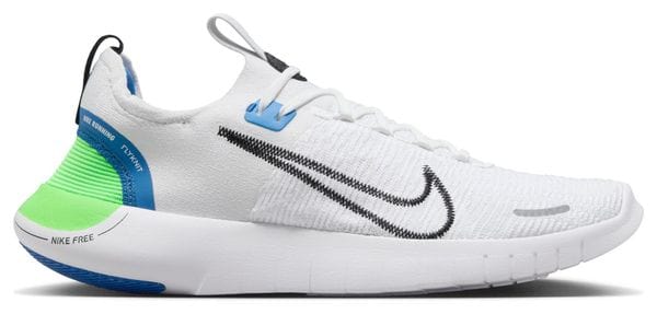 Chaussures de Running Nike Free Run Fkyknit Next Nature Blanc Bleu Vert