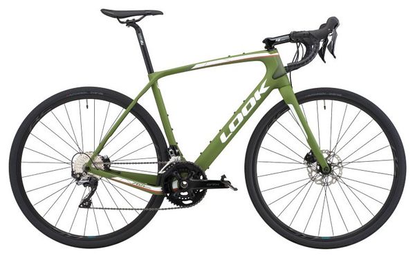 Look bici Gravel 765 Gravel Shimano GRX 600 11V 700mm Tappetino verde 2024