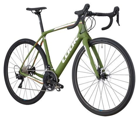 Gravel Bike Look 765 Gravel Shimano GRX 600 11V 700mm Green Mat 2024