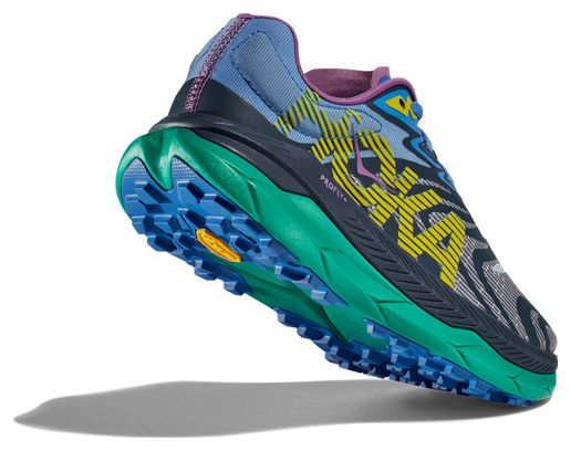 Hoka One One Tecton X Blue Green Women's Trail Shoes
