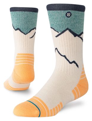 Calzini Stance Peaking Hike Crew Beige/Verde/Arancione