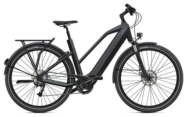 O2 Feel iSwan Explorer Mid 6.2 Shimano Alivio 9V 540 Wh 27,5'' Intense Black elektrische mountainbike