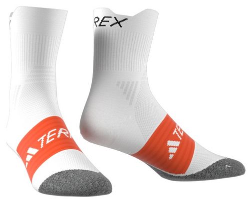 Socken adidas Terrex Heat.Rdy Trail Running Agravic Weiß