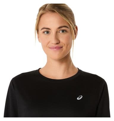 Asics Core Run Langarm Trikot Schwarz Damen