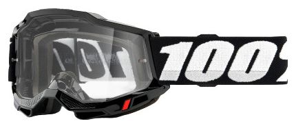 100% ACCURI 2 OTG Maske | Schwarz | Klare Brille