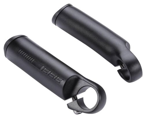 BBB Three D Straight Black Handlebar Ends