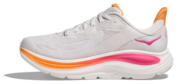 Hoka Clifton 10 Damesschoenen Wit/Roos