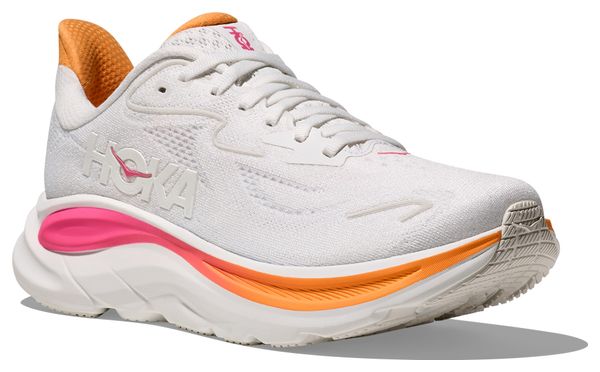 Hoka Clifton 10 Damesschoenen Wit/Roos