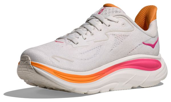 Hoka Clifton 10 Damesschoenen Wit/Roos