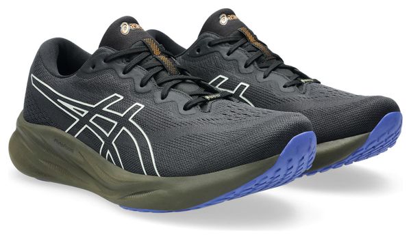 Chaussures Running Asics Gel-Pulse 15 GTX Noir/Kaki Homme