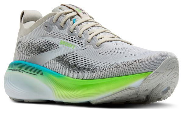 Brooks Adrenaline GTS 25 Grijs/Groen/Blauw Heren Hardloopschoenen