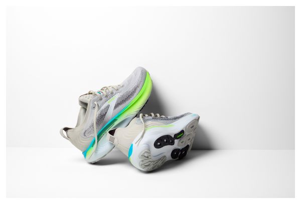 Brooks Adrenaline GTS 25 Grijs/Groen/Blauw Heren Hardloopschoenen