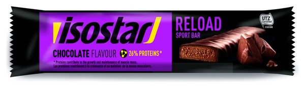Barre de récupération Isostar After Sport Reload Chocolat 40g