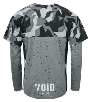 Void x Uswe Rock Long Sleeve MTB Jersey Grijs/Zwart