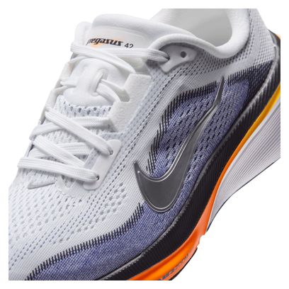 Zapatillas de running Nike Pegasus 42 Blanco/Azul/Naranja para niño