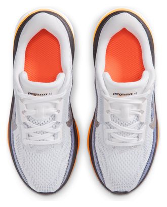 Zapatillas de running Nike Pegasus 42 Blanco/Azul/Naranja para niño