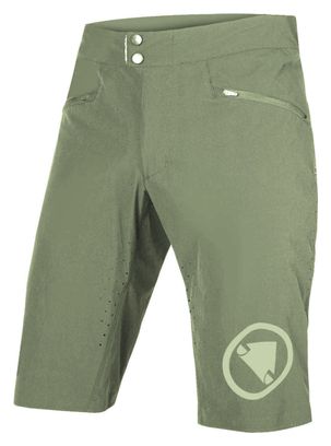 Pantalones cortos de MTB Endura Singletrack Lite para hombre, color verde
