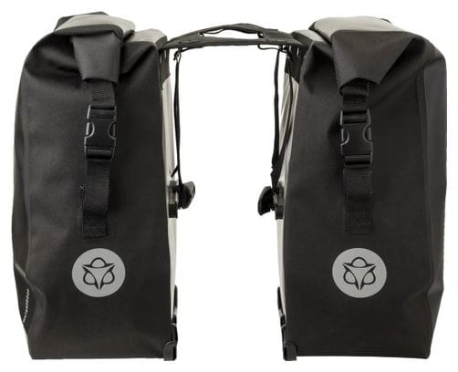 Sacoches de Porte-Bagage Agu Clean Double Bike Bag Shelter Large 42L Noir