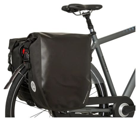 Sacoches de Porte-Bagage Agu Clean Double Bike Bag Shelter Large 42L Noir