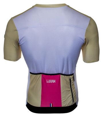 Maillot Manches Courtes LeBram Pas de Peyrol Beige Rose