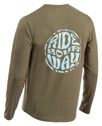 Northwave Xtrail 2 Khaki Long Sleeve Jersey