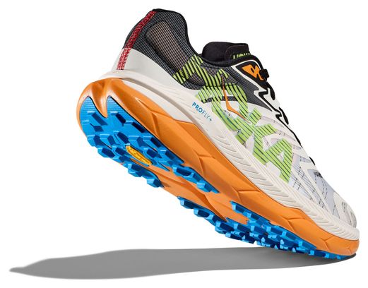 Hoka One One Tecton X 2 White Orange Men's Trail Shoes