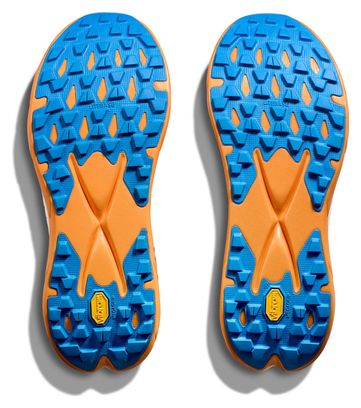 Hoka One One Tecton X 2 White Orange Men's Trail Shoes