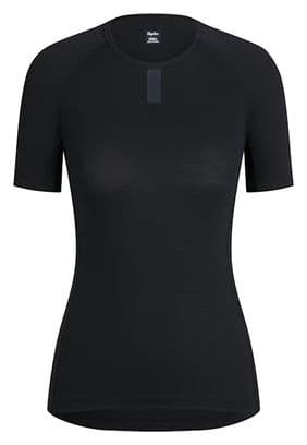 BaseLayer Kurzarm <p>Trikot</p>Damen Rapha Merino Schwarz